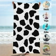 thumbnail image 4 of Toalla de playa de microfibra de 150 x 75 cm, sin arena, para hombres, mujeres, niñas, niños y nadadores, ideal para viajes, 4 of 8