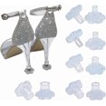 thumbnail image 1 of 5 Pairs Clear High Heel Protectors, 5 Sizes Heel Repair Caps Covers Banmo, 1 of 4