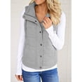 thumbnail image 2 of Sherrylily Women Casual Vest Jacket Lightweight Zip Up Drawstring Coat with Pockets, 2 of 7