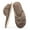 Brown, variant on AUXDIQ Women Comfort House Slippers Open-toe Home Shoes Bow-tie Slides