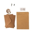 thumbnail image 2 of sweethay Paquete de 12 sobres Kraft de superficie lisa, papel de carta exquisito, sobres hechos a mano, accesorios de estampado, suministros de cartulina Tipo 8, 2 of 6