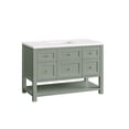 thumbnail image 7 of James Martin 330-V48-SC-3WZ Single Vanity Smokey Celadon w/ White Zeus Top, 7 of 7