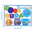 thumbnail image 2 of Tablero ocupado para niños pequeños Juguetes Montessori Habilidades básicas Tablero de actividades para niños pequeños Aprenda a mejorar las habilidades motoras finas Juguetes educativos y sensoriales Muyoka Hogar, 2 of 6