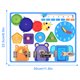 thumbnail image 2 of Tablero ocupado para niños pequeños Juguetes Montessori Habilidades básicas Tablero de actividades para niños pequeños Aprenda a mejorar las habilidades motoras finas Juguetes educativos y sensoriales Muyoka Hogar, 2 of 6