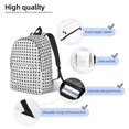 thumbnail image 3 of Honeii Airplane Print Canvas Backpack for School & Outdoor,Laptop Excursion Backpack,Notebook School Bookbag For Men Women,for Work, Travel, and Everyday Use-Medium, 3 of 5
