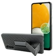 thumbnail image 4 of Value Pack ! for Samsung Galaxy A13 5G (NOT FIT A13 4G) with Tempered Glass, Phone Case 360° Cover Clip Kickstand Slim Holster Hybrid Shock Bumper, 4 of 4
