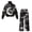 Astral Butterfly, variant on Elastic Cuff Womens Sweatsuits 2 Piece Set, Leopard Denim Polyester Spandex Comfort Lounge Sets for Outdoor Relax Jogging