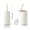 Beige, variant on WORTHBUY Plastic Toilet Brush With Standing Base Long Handle Toilet Cleaning Brush For WC Bathroom Accessories Cleaning Tools