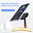 thumbnail image 4 of Monstrate inalámbrico USB Teléfono móvil para el hogar Auricular compatible con Bluetooth Estación de acoplamiento de carga rápida Soporte Electrónica Blanco, 4 of 6