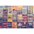 thumbnail image 3 of Idea4wall 4pcs Vintage Pictures Collage Peel and Stick Wallpaper Removable Wall Murals Large Wall Stickers for Home Decoration, 66"x24", 3 of 4