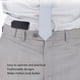 thumbnail image 3 of Ajustador de cintura de pantalón, cinturón invisible Clip de cinturón multifunción Pretina Pantalones Clip retráctil de cintura Hebilla elástica de cintura unisex(Negro), 3 of 4