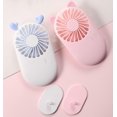 thumbnail image 3 of Ventilador USB portátil CHAO Rosa con soporte 3 velocidades ajustables 7 aspas, 3 of 4