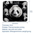 thumbnail image 5 of Panda Printed Square Desk Mat Gaming Mouse Pad with Non-Slip Rubber Bottom - 8.3x9.8 Inch Office and Gaming Mouse Pad, 5 of 6