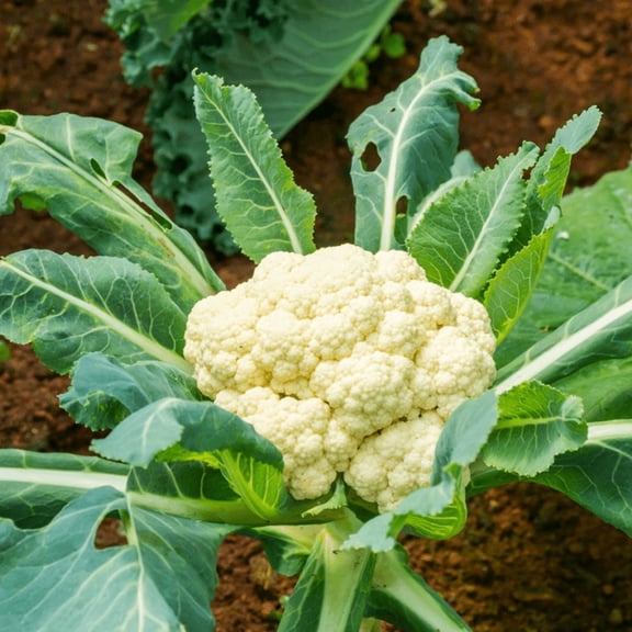 6 Cauliflower Plants Live, Cauliflower Plant Starter Ready to Grow, Outdoor Vegetable Garden, 1 to 3 Inch
