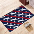 thumbnail image 3 of XMXY Patriotic Red White Blue Stars Strips Area Rugs Doormat Outdoor Entrance, Facecloth Non-slip Floor Mat Rug for Living Room Kitchen Sink Area Indoor,72"x48", 3 of 9