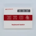 thumbnail image 4 of GATERON KS-15 Optical Black Keyboard Switches, 60gf RGB LED Infrared Path Linear Key Switches for Mechanical Keyboard (35PCS, Black), 4 of 4