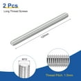 thumbnail image 2 of M10x120mm Fully Threaded Rod, 2Pcs 316 Stainless Steel 1.5 Pitch Threaded Screw, 2 of 7