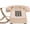 Ash, variant on Classic Retro Landline Phone Mechanical Ringtone,2500 Desk Telephone for Hearing Impaired, Old Fashion Cord Telephone, Analog Phone for ,School, Plug and Play, Beige