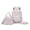 Off-White Floral, variant on BUTIED Schoolbag Set Floral Prints Backpack Lightweight Textured Fabric Bookbag with Crossbody Lunch Bag Pencil Pouch, Perfect for College & 6-15