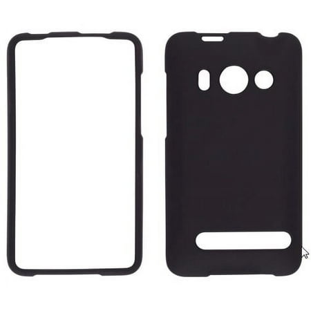 Wireless Solutions Soft Touch Snap-On Case for HTC EVO 4G - Black