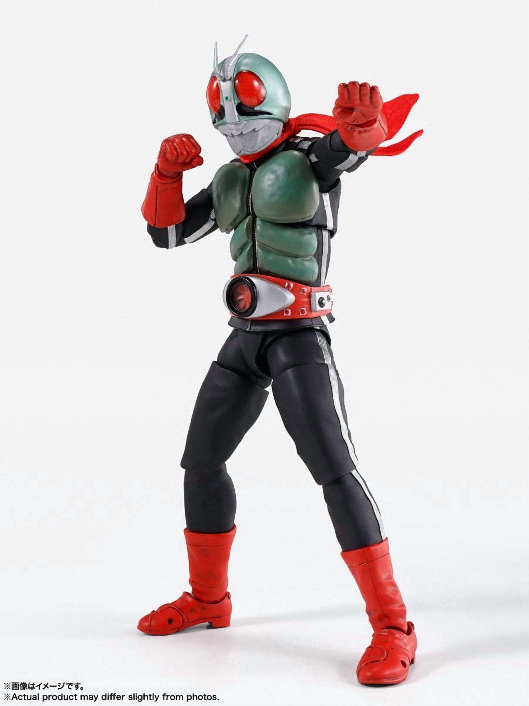 Bandai Tamashii Nations Masked (Kamen) Rider: Kamen Rider 2 Legendary Showa Masked Riders Edition (Shinkocchou Seihou) S.H.Figuarts Action Figure