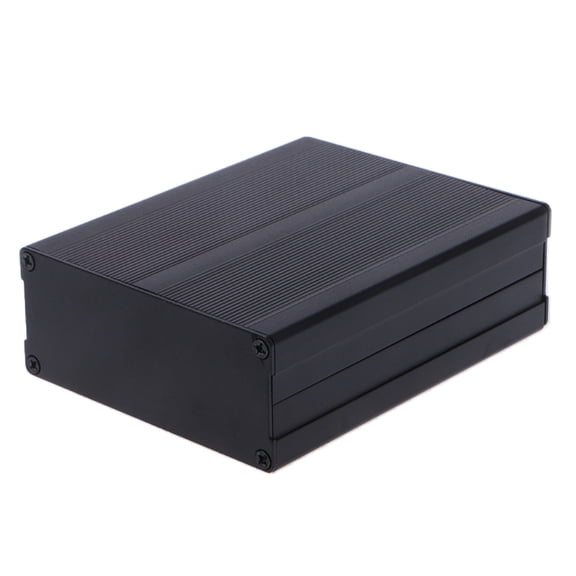 ZUARFY Aluminum Box Enclosure DIY Electronic Project Black Instrument Case 120x97x40mm