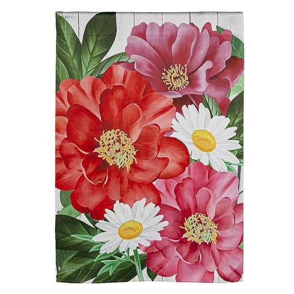 Evergreen Blooming Suede House Flag 28 x 44 Inches Outdoor Decor for Homes and Gardens