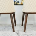 thumbnail image 6 of Barrett Mid-Century Velvet Dining Chair in Beige (Set of 2), 6 of 7
