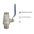 thumbnail image 3 of Válvula de bola NPT de 3/8 pulg Válvula de bola de puerto completo con sellado de acero inoxidable anticorrosión DN10 para equipos mecánicos ANGGREK Otros, 3 of 8