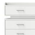 thumbnail image 6 of Uforic Modern 6-Drawer Double Dresser with LED Lights, Chest of Drawer for , White, 6 of 8