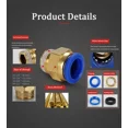 thumbnail image 4 of 10/50PCS Pneumatic Fitting Air Connector PC 4mm 6mm 8mm 10mm 12mm Thread 1/8" 1/4" 3/8" 1/2" Hose Fittings Pipe Quick Connectors, 4 of 5