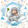 thumbnail image 4 of Baby Grooming Kit,Bexikou 8pcs Baby Essential Daily Care Kit with Storage Case, Travelling Home Nursery Baby Nail Kit for Newborn Infant Toddler Healthcare & Grooming(Blue), 4 of 8