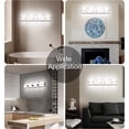 thumbnail image 6 of Bathroom Light Fixtures, 4-Light LED Bathroom Vanity Lights Over Mirror, Dimmable Modern Bathroom Lighting (Chrome, 4-Light), 6 of 8