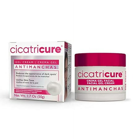 Cicatricure Face Moisturizer, Antimanchas Brightening Moisturizing Gel Cream, Reduces Dark Spots, Patches and Boosts Skin Glow + Natural Radiance, 1.7 Ounces