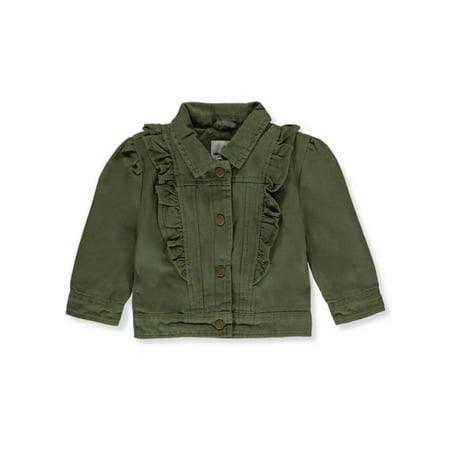 

Urban Republic Girls Ruffle Denim Jacket - dusty olive 24 months (Infant)