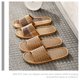 thumbnail image 3 of unbranded 1Par Zapatillas De Casa Tejidas En Rattan Para Y Mujer Con Suela De PVC, 3 of 6