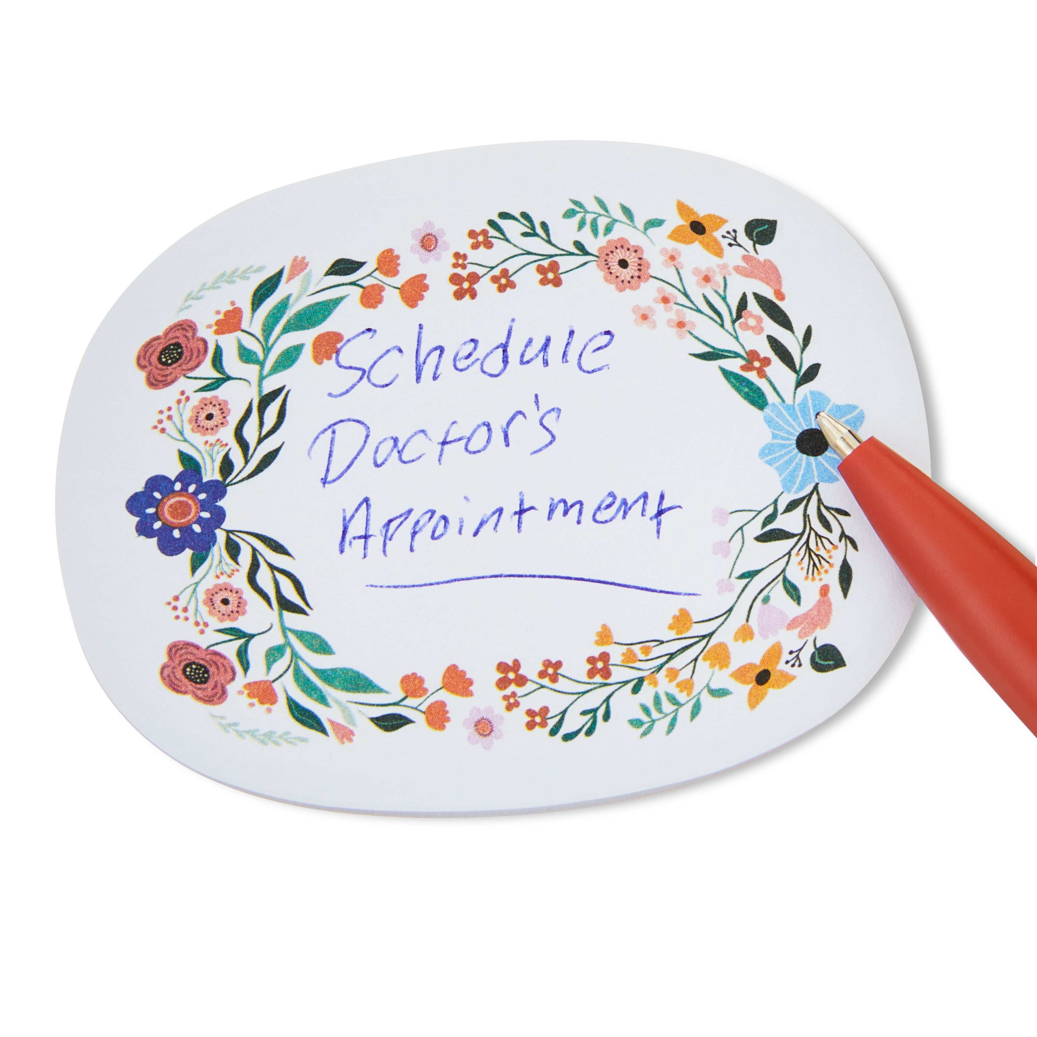 Pen+Gear Floral Sticky Notes. 2 Pads, 48 Sheets, 2.56" x 1.97"