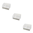 thumbnail image 3 of relayinert Makeup Organizer Open Wide Application Fluent Line Sundries Makeup Products Storage Box Desktop White 3Set, 3 of 6