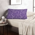 thumbnail image 6 of Sikiie Lavender Flowers Print Plush Pillow Cover, Wrinkle-proof and Stain-resistant Pillow Protector without Pillow Core, Home Decoration-14"x20", 6 of 6