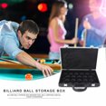 thumbnail image 3 of Caja de almacenamiento de billar Snooker Pool Ball Estuche de transporte Accesorios de billar (M) Likrtyny Deportes al aire libre Salida diaria Juego de fiesta, 3 of 8