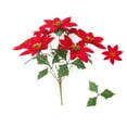 thumbnail image 2 of putnchl Christmas Simulation Bouquet Christmas Flowers Fake Flowers Christmas Decoration Green Plants Potted Ornaments, 2 of 3