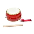 thumbnail image 4 of Tambor de mano de madera, percusión, instrumento musical Taiko para fiestas, tambor de cintura chino para tocar, enseñar sensorialmente y aprender, 4 of 7
