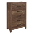 thumbnail image 1 of Topline Home Furnishings Rustic Brown Chest, 1 of 4