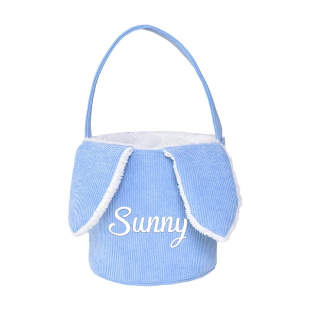 Personalized Easter Baskets - Custom Name Easter Bunny Basket; C6D9
