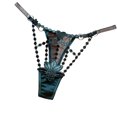 thumbnail image 2 of ZVNAΖH Women's Sexy G String Thongs, Valentine's Day Gifts, Couple Supplies, One Size, Floral Lace Panties Hollow Out See Though Panties, 2 of 6