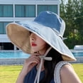 thumbnail image 4 of Neinkie Wide Brim Bucket Hat - UPF50+ Protection Travel Beach Sun Hat with Semi-Rigid Adjustable Foldable Brim, 4 of 7