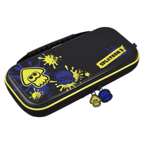 HORI Nintendo Switch, Nintendo Switch OLED, and Nintendo Switch Lite Premium Video Game Vault Case - Splatoon 3 Edition