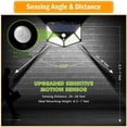 thumbnail image 2 of 100 LED Solar Wall Lights 1/2/4Pcs Outdoor Solar Lamp PIR Motion Sensor Solar Powered Sunlight Street Light for Garden Light, 2 of 7