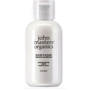 john masters organics - lavender & avocado intensive conditioner - extreme moisturizer for dry, damaged, & color treated hair - travel size - 2 oz