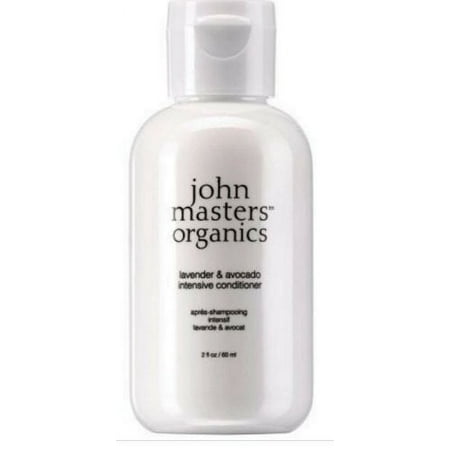 john masters organics - lavender & avocado intensive conditioner - extreme moisturizer for dry, damaged, & color treated hair - travel size - 2 oz